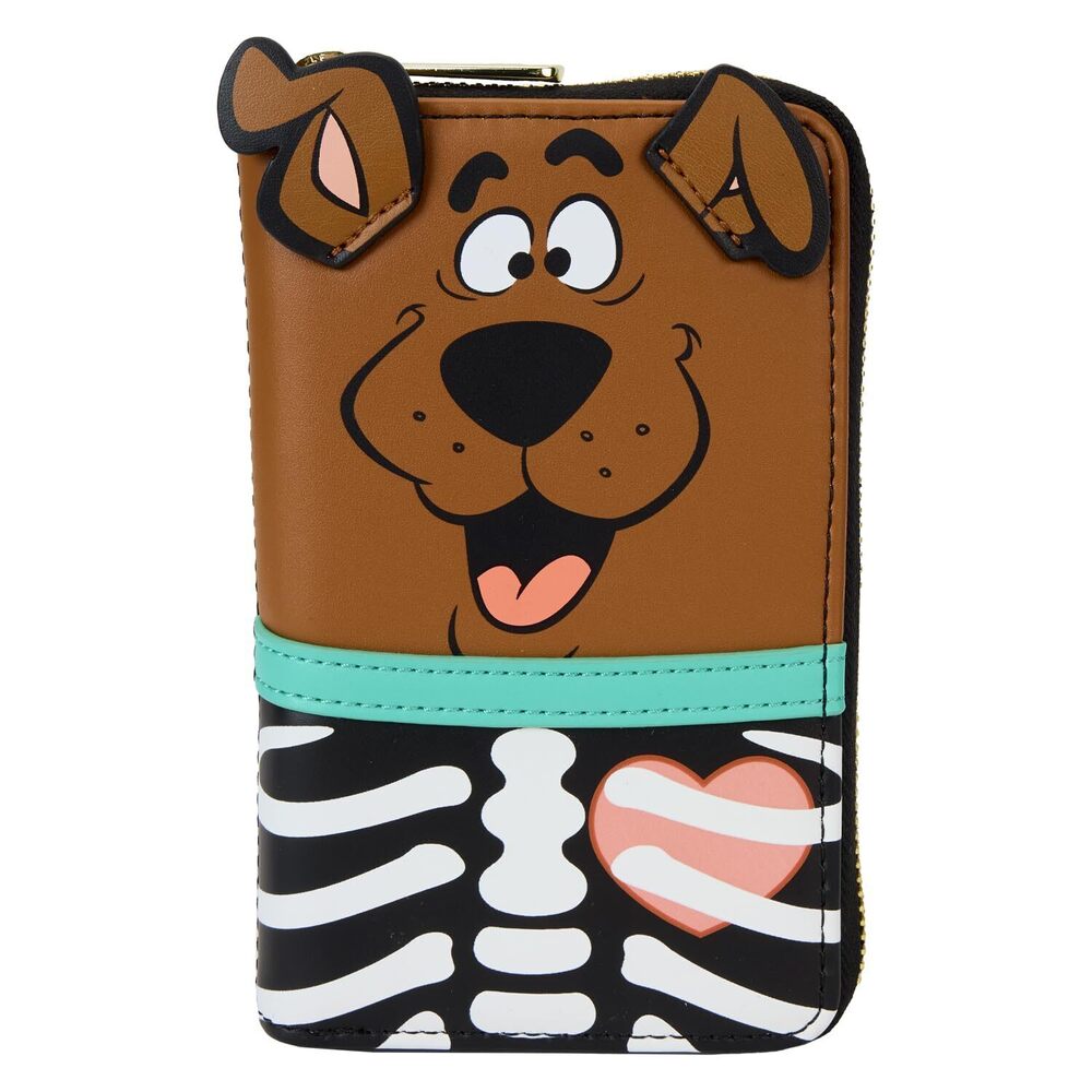7955 Scooby Doo Skeleton Scooby Cosplay Zip Around Wallet